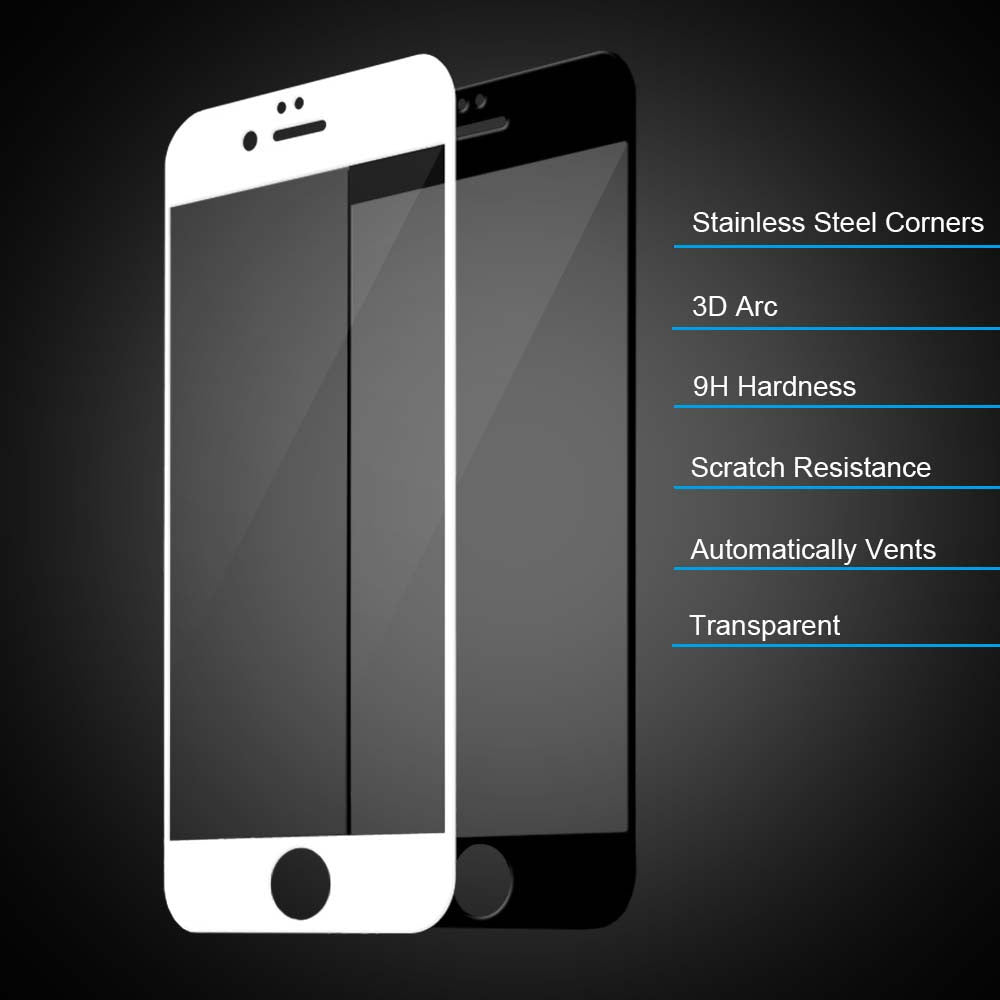 Full Cover Tempered Glass Screen Protector For iPhone