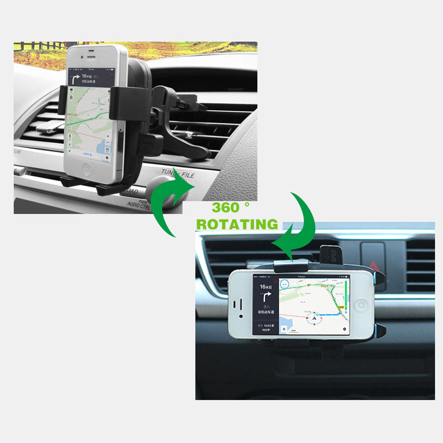 Phone Vent Mount with 360 Degree Rotation