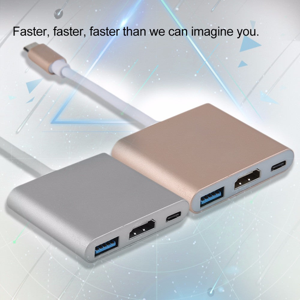 USB Type C to HDMI with Charging Adapter USB Type C to HDMI HUB & USB & Type C