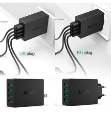 Universal 4 Port USB Charger Travel Wall Charger